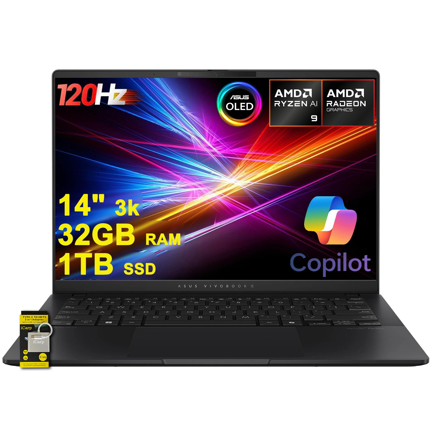 Amazon.co.jp: ASUS Vivobook S 14 ノートパソコン 14インチ 2880x1800